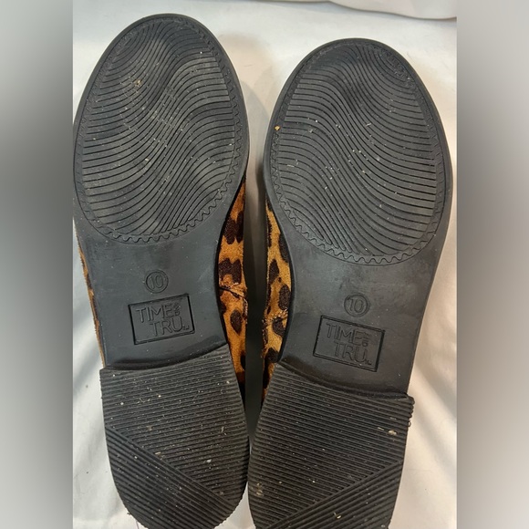 Time Tru Women’s ankle leopard print low heel boot size 10 - Picture 8 of 11